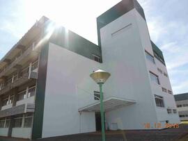 Revestimento metálico do Bloco A do Campus Erechim