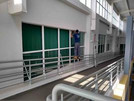 Aberturas do prédio da Biblioteca, TI e Arquivo - Campus Chapecó