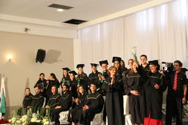 Formatura dos cursos de Administração, História, Letras e Pedagogia