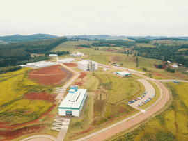 Vista aérea do Campus Laranjeiras do Sul