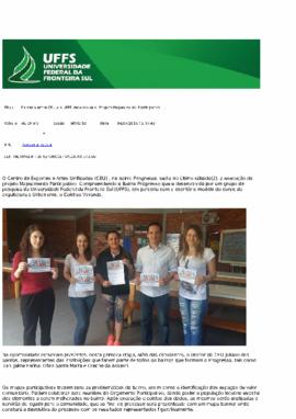 Parceria entre CEU e a UFFS desenvolve o Projeto Mapeamento Participativo