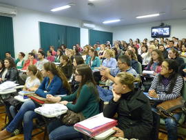 Recepção aos calouros do segundo semestre