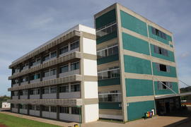 Bloco B de sala de aulas do Campus Chapecó