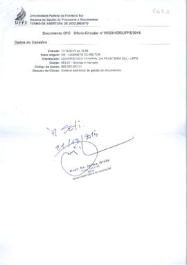 Ofício orientando a implantação de sistema para o processo eletrônico