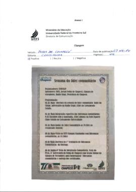 Semana do líder comunitário