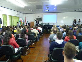 Recepção aos calouros do Campus Chapecó