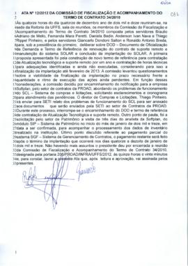Ata 12 de acompanhamento do Contrato 34-2010 - Solar