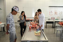 Visita dos Estudantes da Escola Victor Meirelles