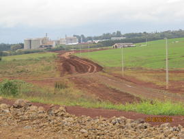 Construção das vias de acesso ao Campus Chapecó