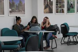 Sala de estudos da biblioteca