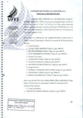 Portaria 047-GR-2010