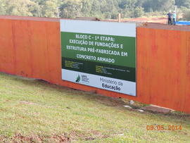 Construção Bloco C – Campus Chapecó