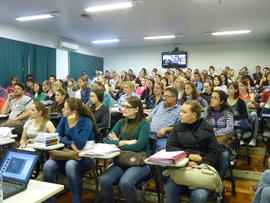 Recepção aos calouros do segundo semestre