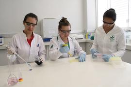 Laboratório de preparo histológico e patologia