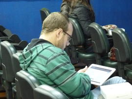 Treinamento de uso de Tablets