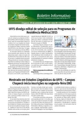 Boletim Informativo 206