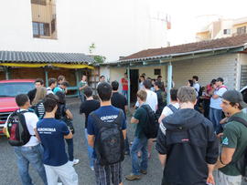 Aula do Curso de Agronomia na Feira