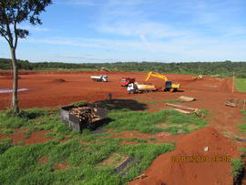 Terraplenagem, drenagem pluvial e pavimentação das vias internas – Campus Chapecó