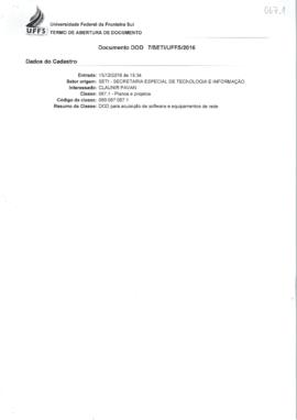 DOD para aquisição de software e equipamentos de rede