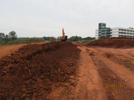 Terraplenagem, drenagem pluvial e sub-base vias internas – Campus Erechim