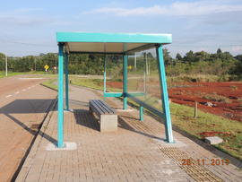 Instalação de abrigos em pontos de ônibus - Campus Laranjeiras do Sul
