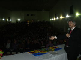 Solenidades com a equipe diretiva da UFFS