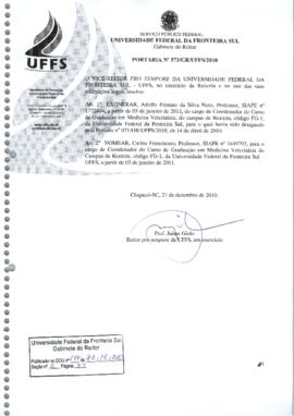 Portaria 573-GR-2010