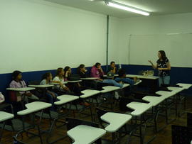 Oficina de matemática com alunos do ensino fundamental