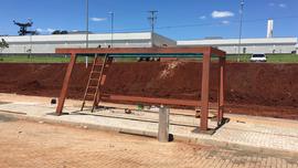 Instalação de abrigos em pontos de ônibus - Campus Realeza