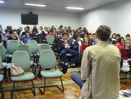 Palestra do PIBID do curso de Letras