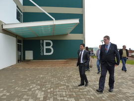 Visita de vereadores às obras do Campus Chapecó