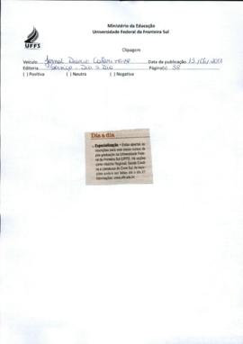 Abertas inscrições para cursos de especialização da UFFS