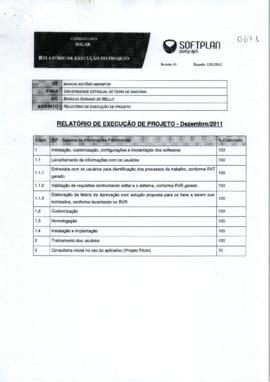 Relatório de Execução do Projeto SOLAR