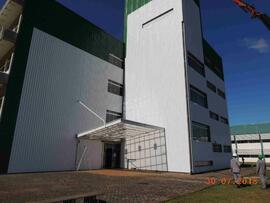 Revestimento metálico do Bloco A do Campus Erechim