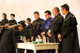 Formatura dos cursos de Administração, História, Letras e Pedagogia