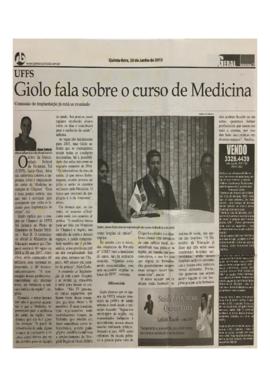 Giolo fala sobre o curso de Medicina
