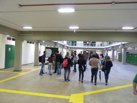 Primeiro dia de aula no campus Chapecó