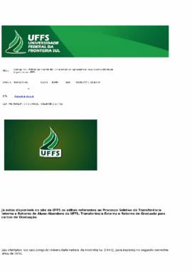 Laranjeiras - Editais de transferências e retornos apresentam nova oportunidade de ingressar na UFFS