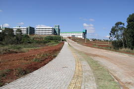 Construção do novo acesso ao Campus Chapecó