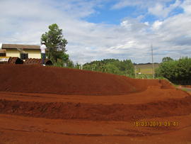 Construção das vias de acesso ao Campus Chapecó