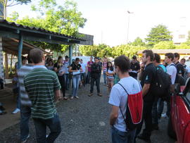 Aula do Curso de Agronomia na Feira