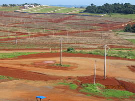 Terraplenagem, drenagem pluvial e pavimentação das vias internas – Campus Realeza