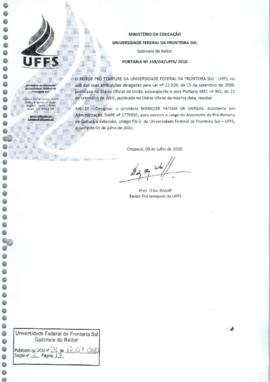 Portaria 259-GR-2010