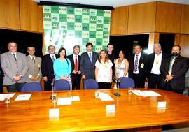 Solenidades com a equipe diretiva da UFFS