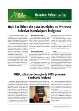 Boletim Informativo 213