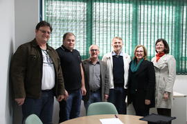 Colação de grau em gabinete do curso de Matemática