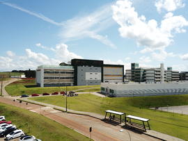 Vista aérea do Campus Chapecó