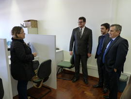 Visita de ministro às instalações do Campus Chapecó