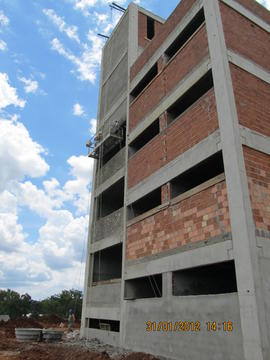 Construção Bloco A – Campus Erechim