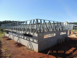 Construção do pavilhão de Patrimônio – Almoxarifado – Laranjeiras do Sul